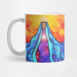 Appearred Virgin Mary Stained glass Mug